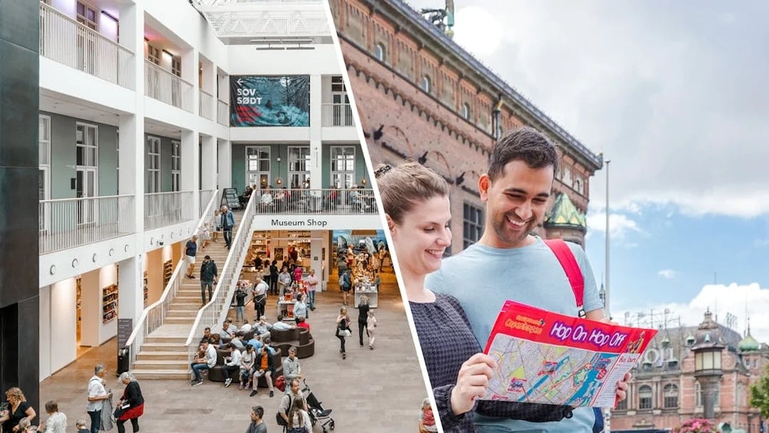 Combo: Copenhagen Hop-on Hop-off Bus Tour + National Museum of Denmark Tickets