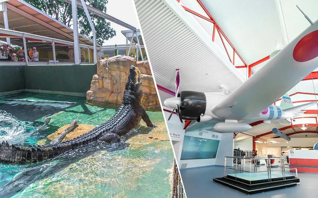 Combo: Crocosaurus Cove + Royal Flying Doctor Service Tickets Image 1