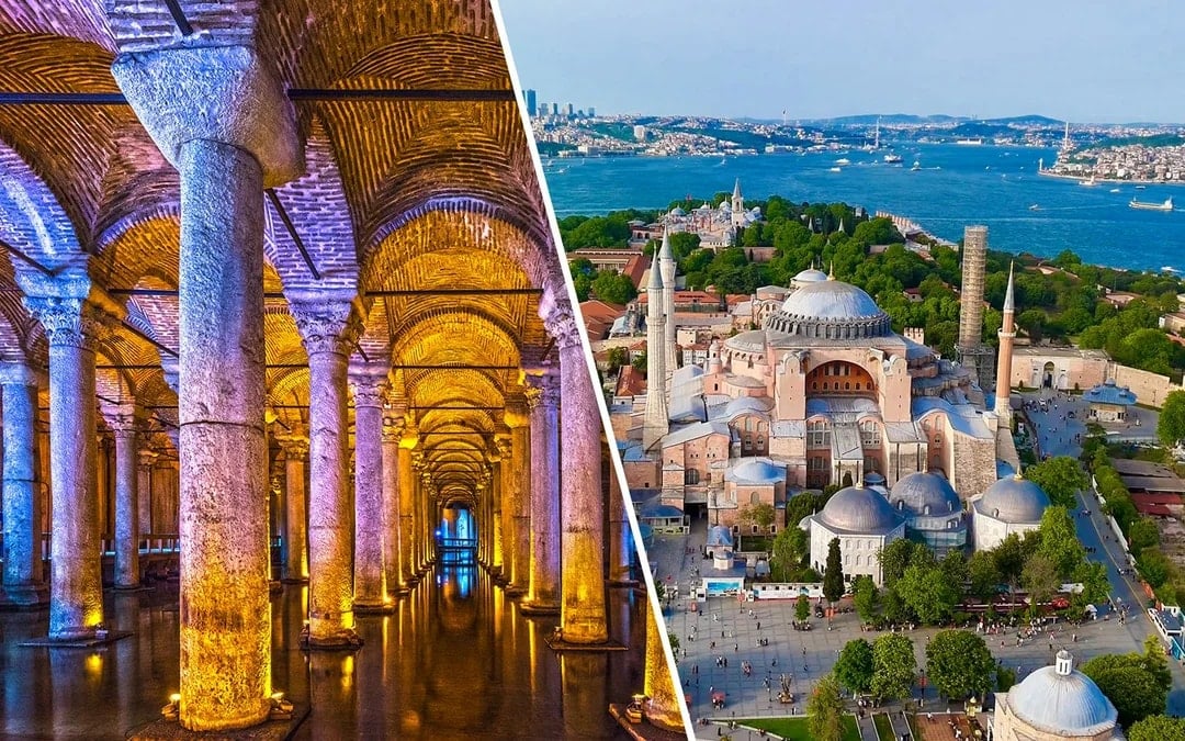 Combo: Hagia Sophia + Basilica Cistern Skip-the-Line Tickets with Audio Guide