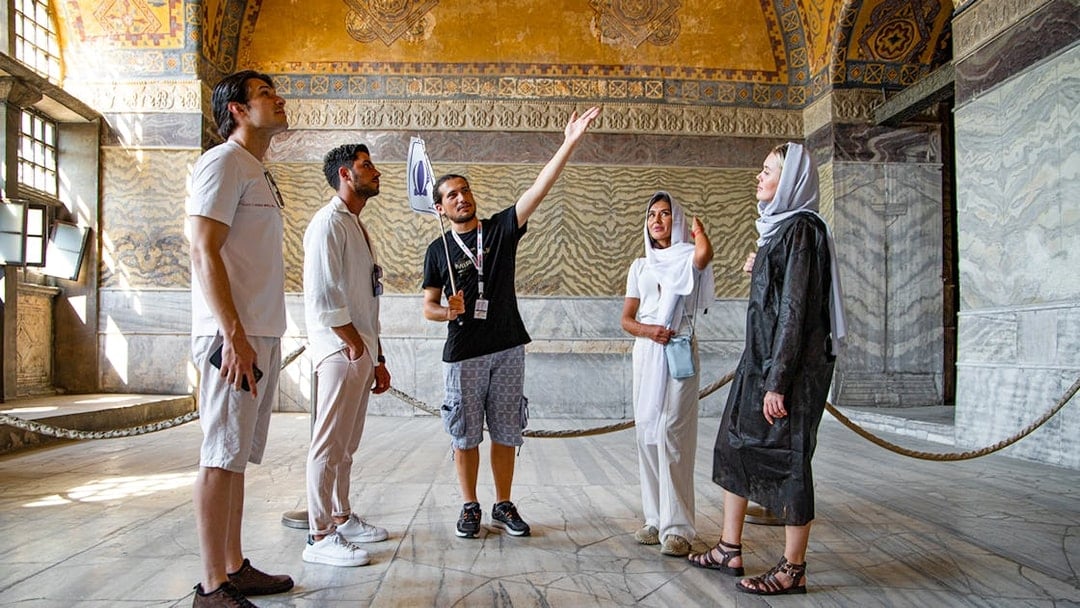 Combo: Guided Tour of Hagia Sophia, Blue Mosque, Basilica Cistern & Topkapi Palace (Tickets Not Included), Istanbul