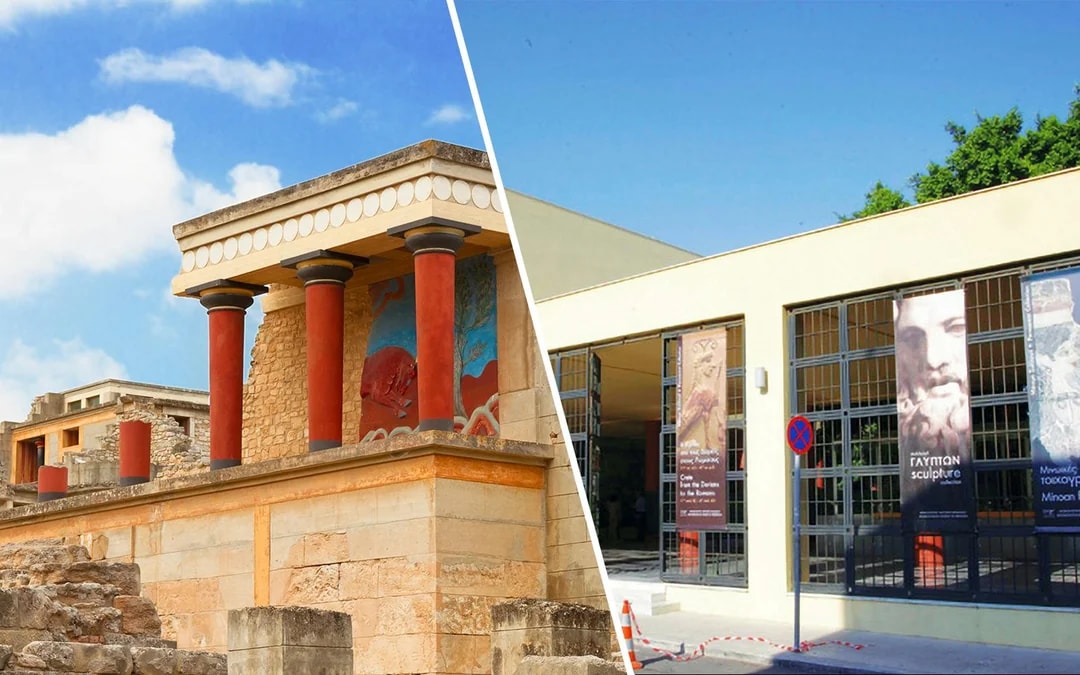 Combo: Knossos Palace & Heraklion Archaeological Museum Tickets with Audio Guides Image 1