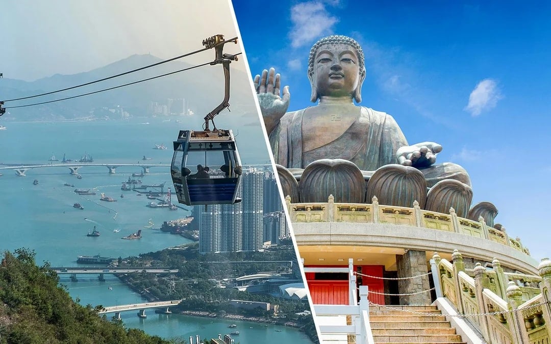 Combo: Ngong Ping Cable Car Ride + Lantau Island Guided Tour Image 1