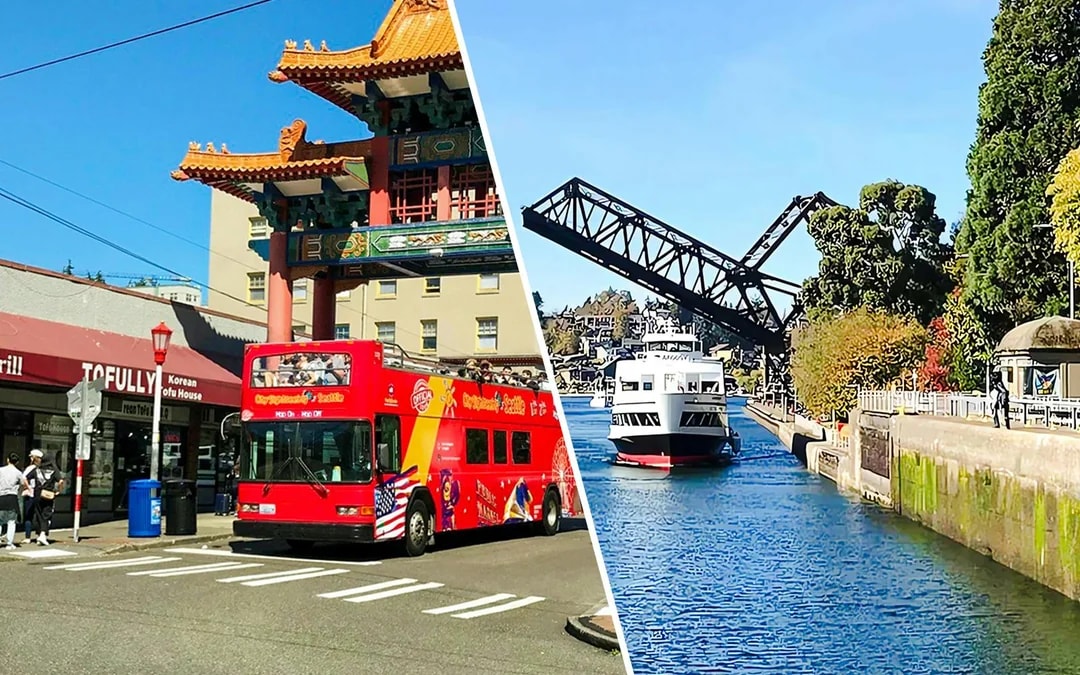 Combo: Seattle Hop-on Hop-off Bus Tour + Harbour Cruise Image 1