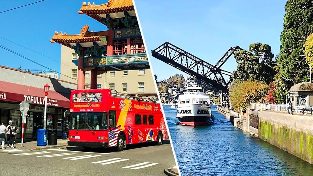 Combo: Seattle Hop-on Hop-off Bus Tour + Harbour Cruise