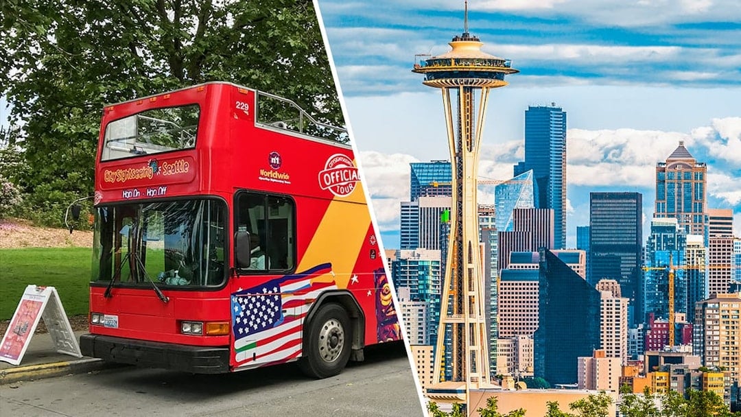 Combo: Seattle Hop-on Hop-off Bus Tour + Panoramic Tour