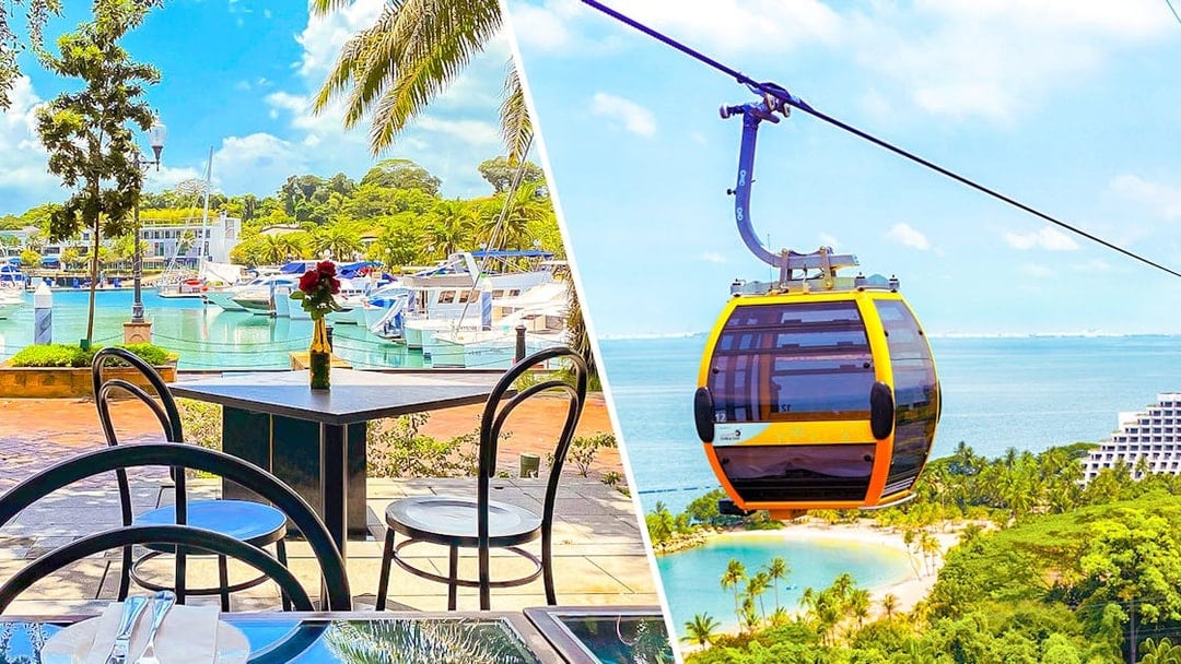 COMBO: Sentosa Dining Pass + Singapore Cable Car Tickets