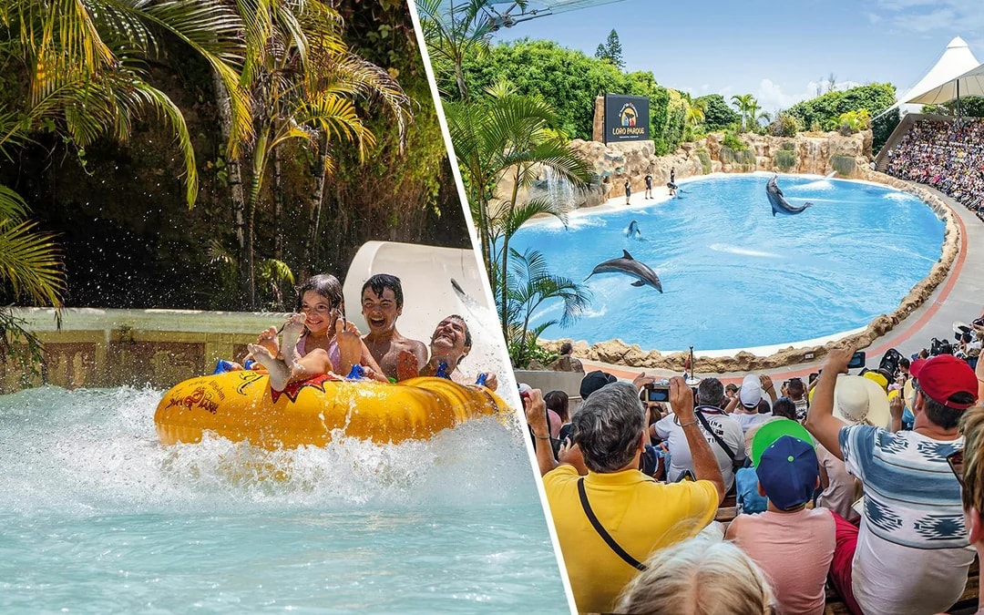 Combo: Siam Park + Loro Parque Entry Tickets Image 1