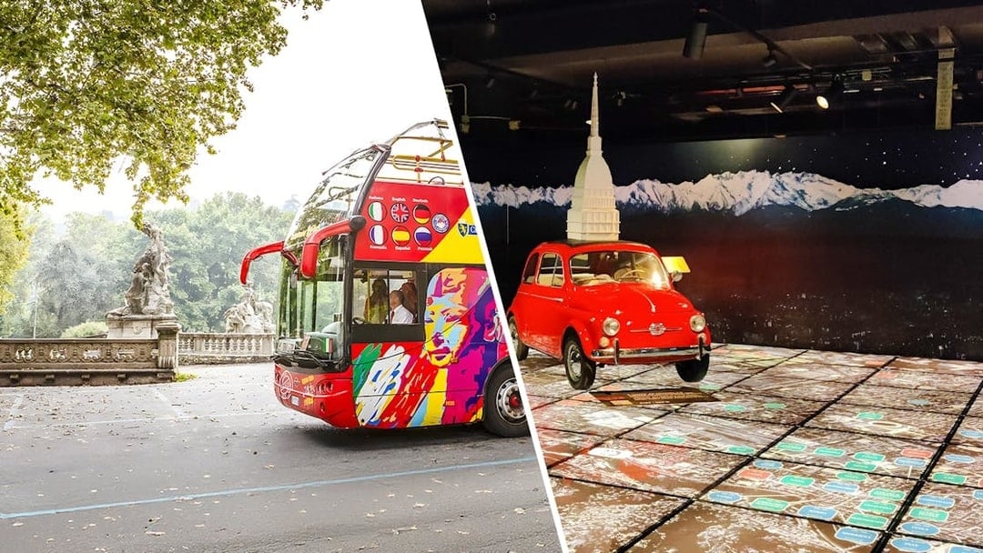 Combo: Turin Hop-on Hop-off Bus Tour + National Automobile Museum Tickets