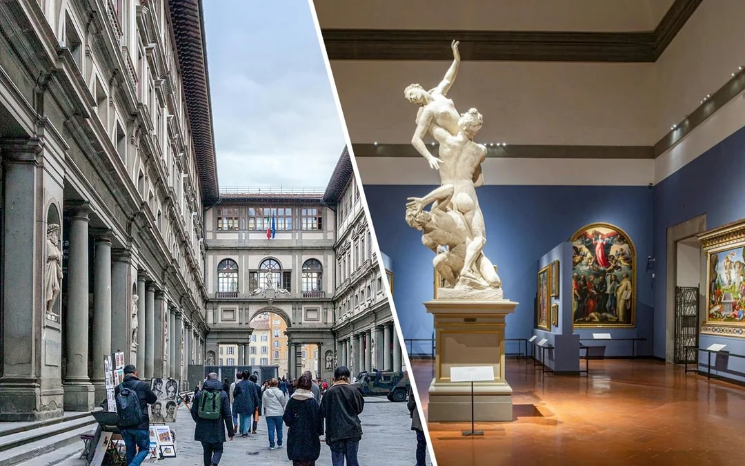 Combo: Uffizi Gallery + Accademia Gallery Guided Tour Image 1