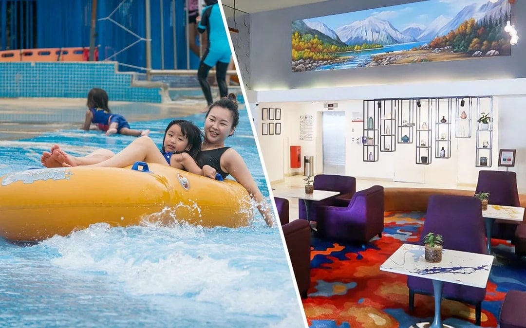 Combo: Water World @ i-City Shah Alam + Room With Breakfast