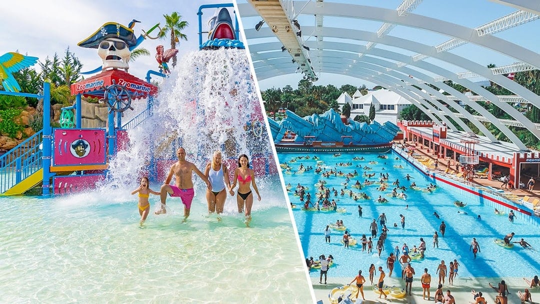 Combo: Zoomarine Water Park 1-Day Tickets + Aquashow Park Tickets, Algarve