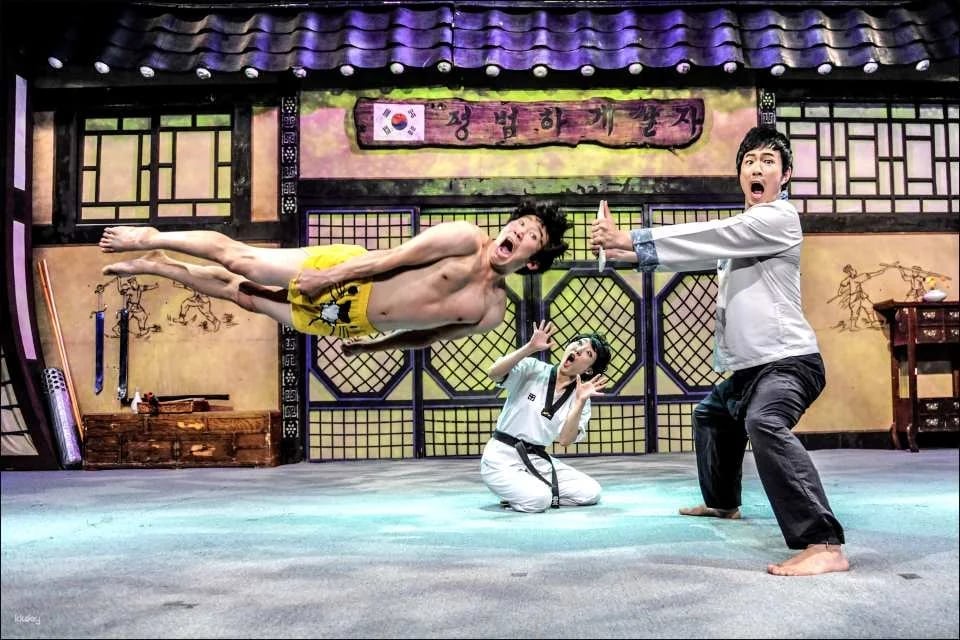 Comic Martial Arts Performance Jump Admission Ticket