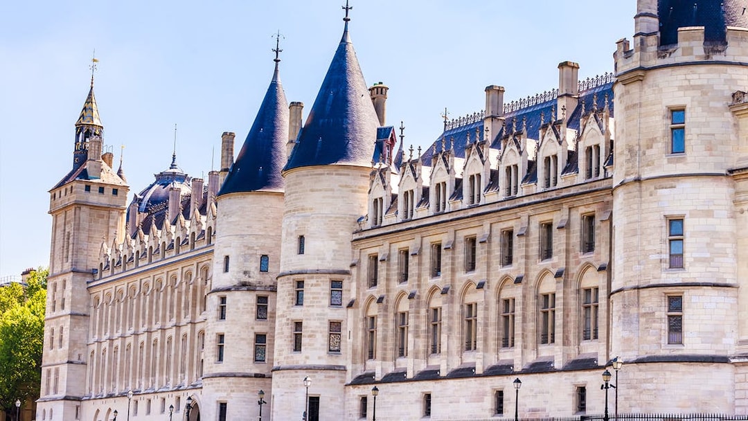 Conciergerie in Paris with its historic towers and Gothic architecture.
