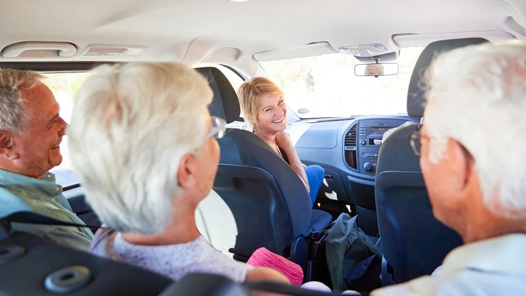Private transfer to Tokyo Disney Resort with passengers enjoying the ride.