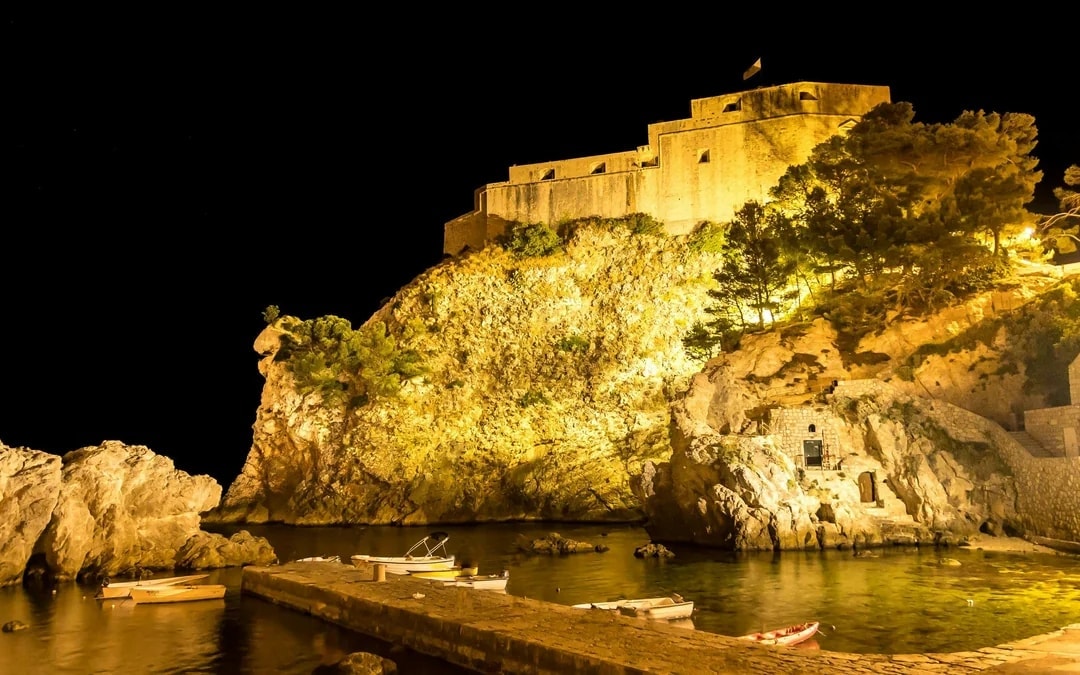 Dinner Cruise in Front of Dubrovnik City Walls at Sunset Image 3