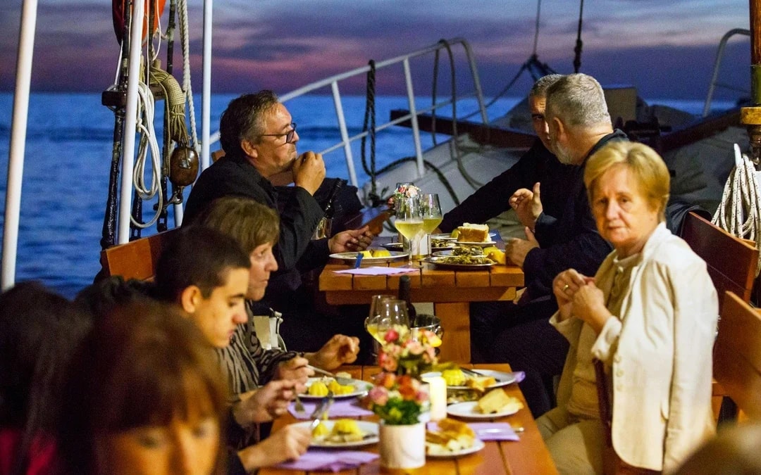Dinner Cruise in Front of Dubrovnik City Walls at Sunset Image 6