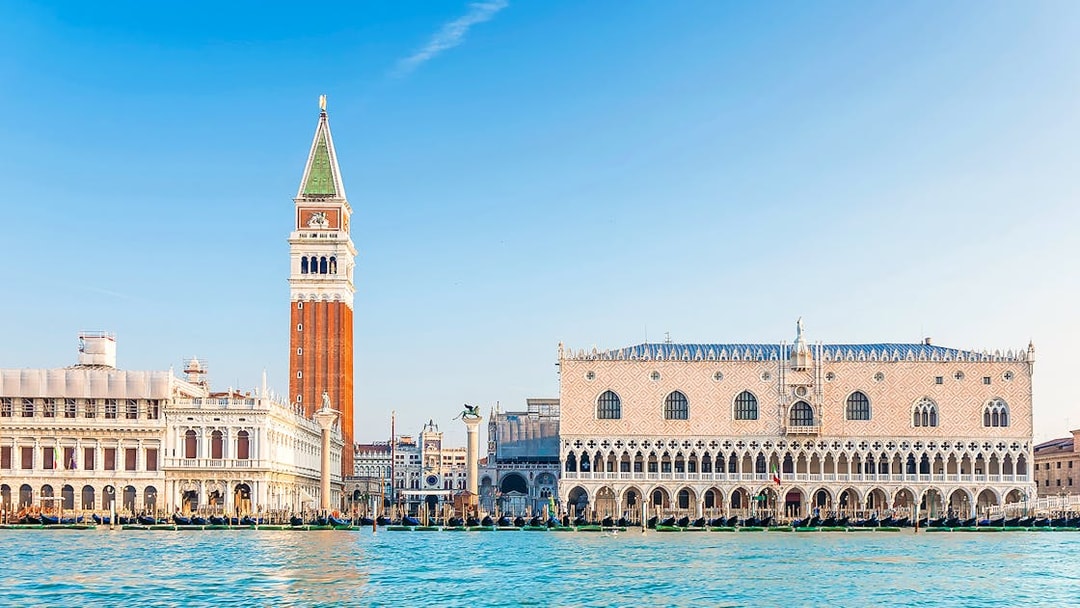 San Marco Square in Venice with St. Mark's Campanile and Doge's Palace.