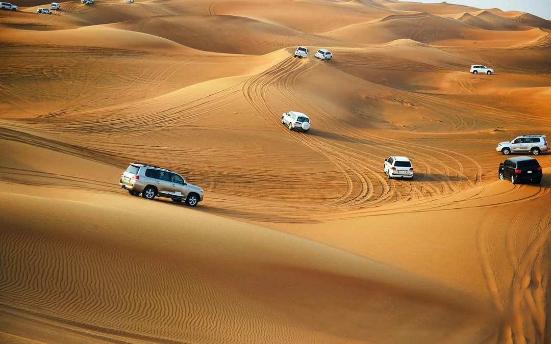 Doha Desert Safari with Camel Ride: Dune Bashing, Sandboarding & Inland Sea Visit Image 6