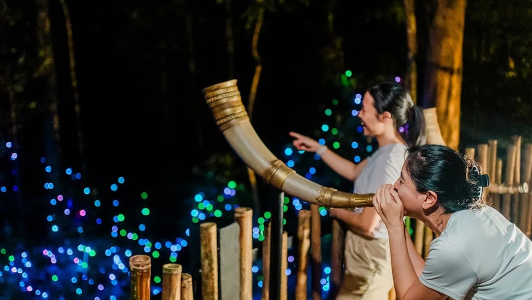 Visitors engaging in interactive activities at Dream Forest Langkawi.