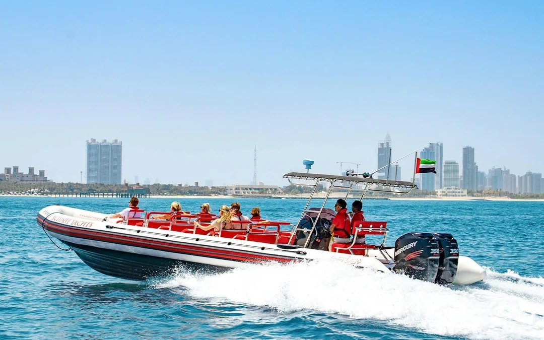 From Dubai Marina: 1.5-Hour Sightseeing Speedboat Tour of Dubai Marina, Burj Al Arab & Atlantis Image 5