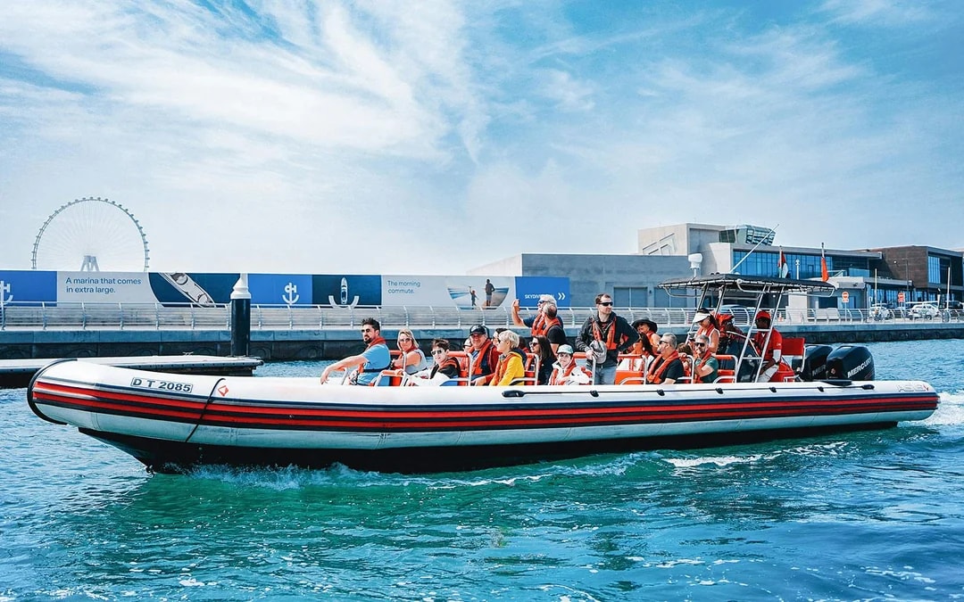 From Dubai Marina: 1.5-Hour Sightseeing Speedboat Tour of Dubai Marina, Burj Al Arab & Atlantis Image 9