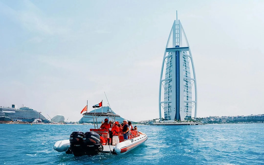 From Dubai Marina: 1.5-Hour Sightseeing Speedboat Tour of Dubai Marina, Burj Al Arab & Atlantis Image 11