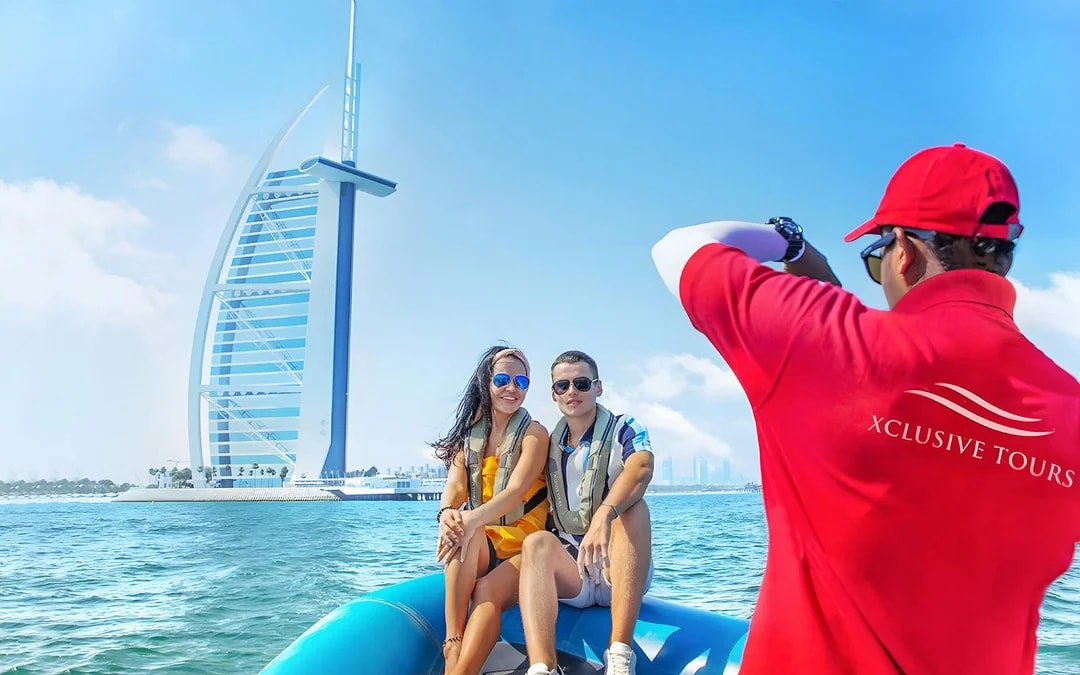 From Dubai Marina: 1.5-Hour Sightseeing Speedboat Tour of Dubai Marina, Burj Al Arab & Atlantis Image 4