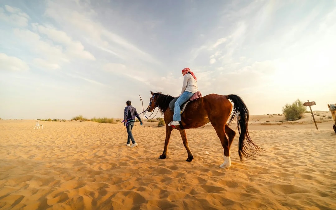Dubai Private Morning Desert Safari with Sandboarding & Camel Ride Image 6