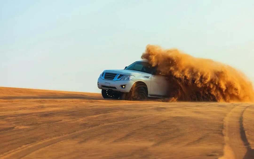 Morning Desert Safari with Dune Bashing & Sand Boarding Image 1