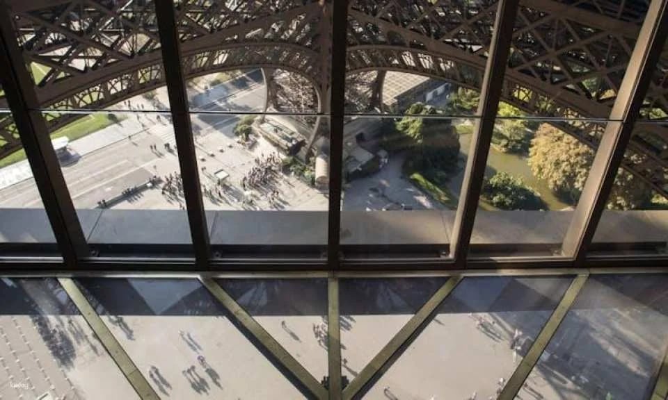 Eiffel Tower reserved elevator entrance to 2nd floor with walking tour and Seine cruise