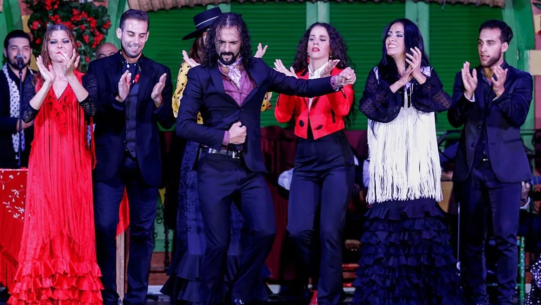Flamenco dancers performing at Only Flamenco in Seville.