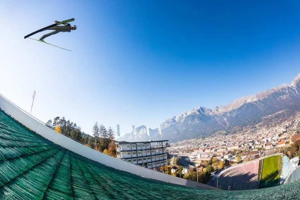 Entrance ticket to Bergisel ski jump arena in Innsbruck