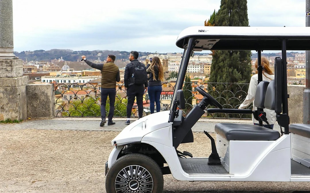 Eternal City Highlights Golf Cart Tour with Gelato - 3 hr Image 1
