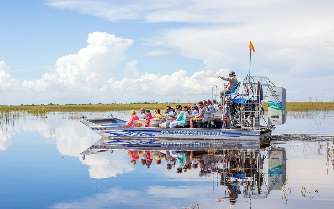 Miami: Everglades Airboat Tour with Reptile Exhibit & Optional Transportation Image 1