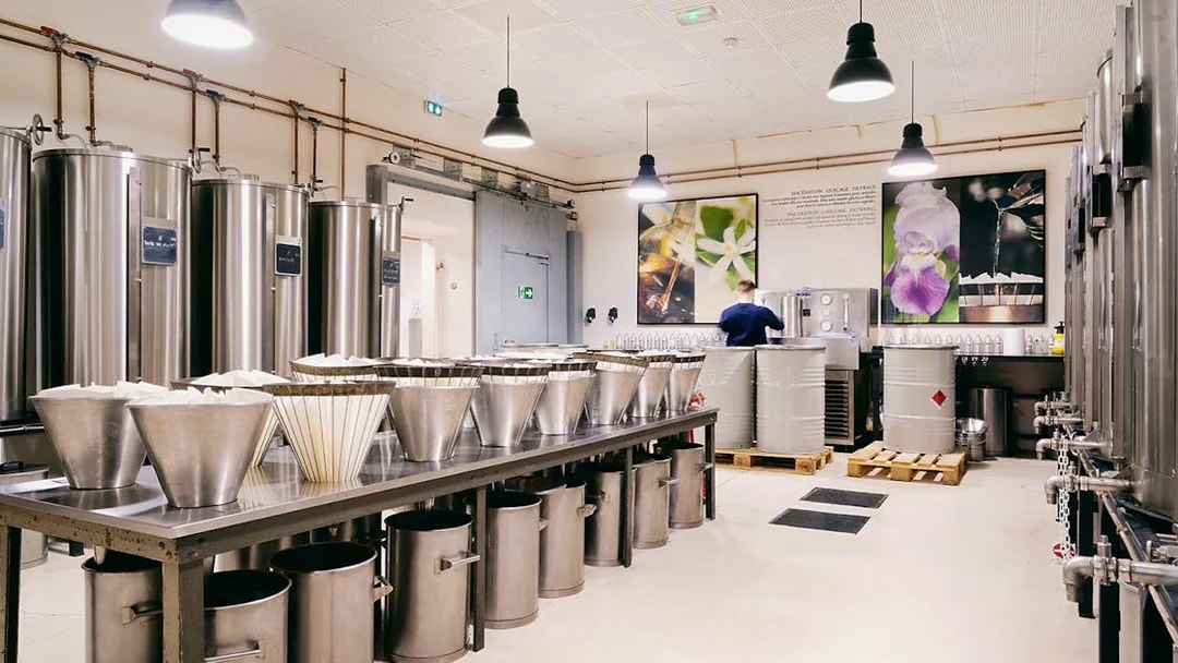 Perfume workshop with distillation equipment in Eze-Village, near Nice and Monaco.