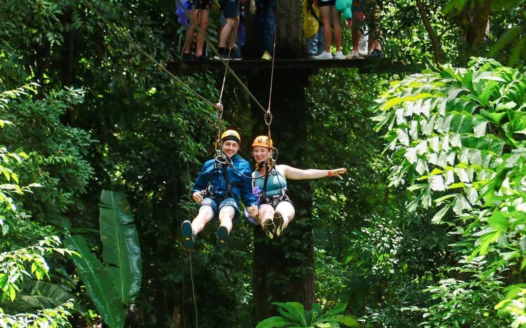 Flying Hanuman: 28 Platform Zipline and Elephant Sanctuary Visit 
 Image 9