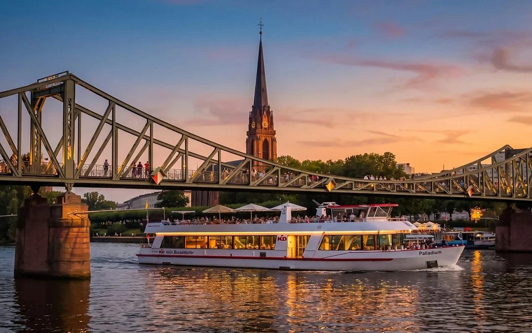 Frankfurt Lounge Evening Cruise on Main River