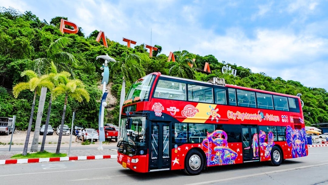 (Limited Time: 24 Hours Free) City Sightseeing: Pattaya Hop-on Hop-off Bus Tour