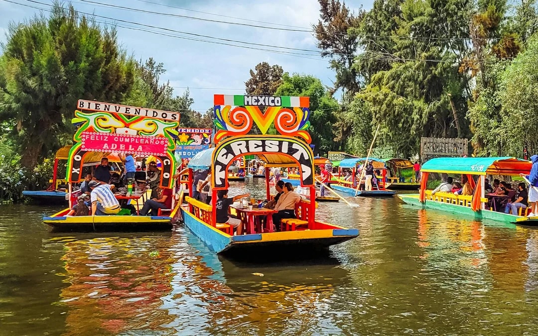 Full-Day Tour: Frida Kahlo Museum Tickets with Coyoacán Stroll & Xochimilco Boat Ride Image 1