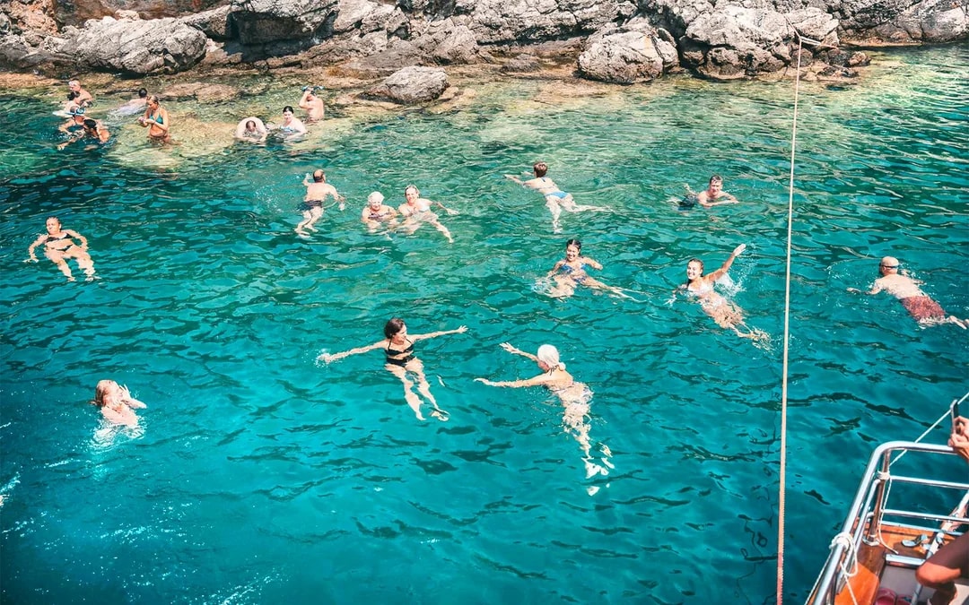 From Benitses: Blue Lagoon & Papanikolis Cruise Image 5