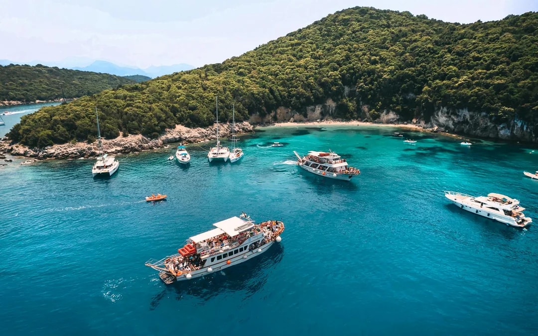 From Benitses: Blue Lagoon & Papanikolis Cruise Image 8