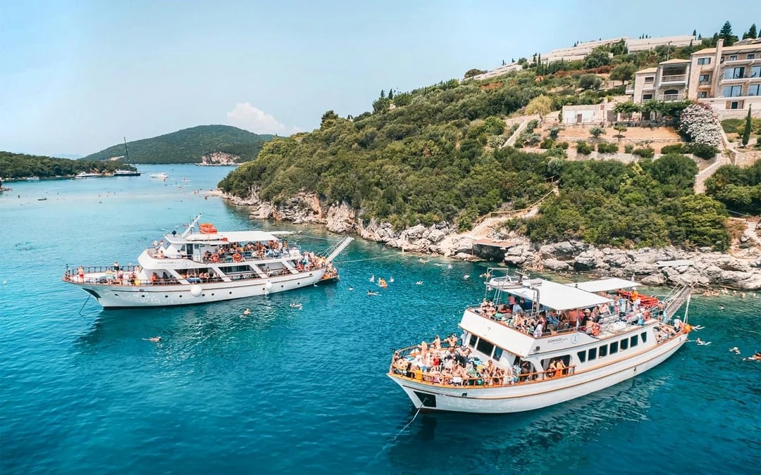 From Benitses: Blue Lagoon & Papanikolis Cruise