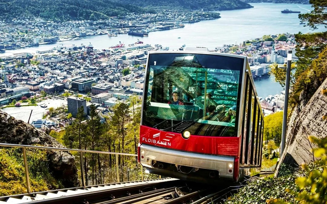 From Bergen: Mostraumen Fjord Cruise + Mt Fløyen Funicular & City Tour Image 9