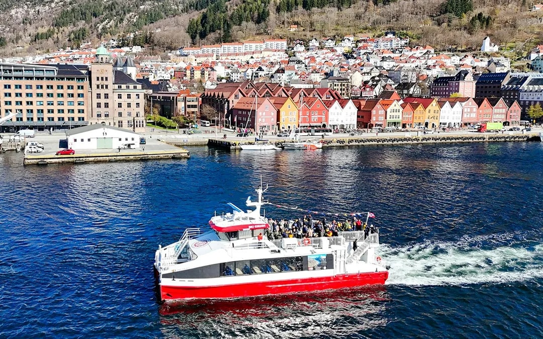 From Bergen: Mostraumen Fjord Cruise + Mt Fløyen Funicular & City Tour Image 10