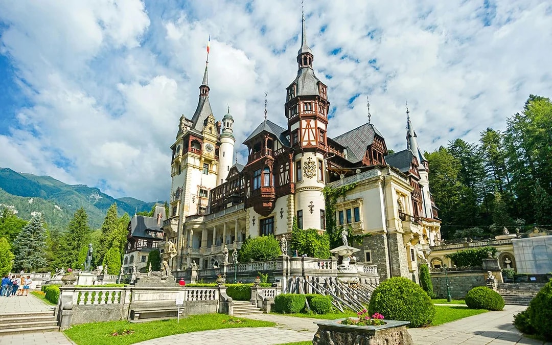 From Bucharest: Peles Castle, Bran Castle & Cantacuzino Castle ('Wednesday Castle') Tour
 Image 1