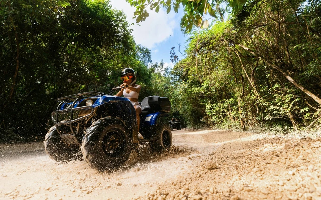 From Cancun: Horseback Riding, ATV, Ziplines & Cenote Swim with Tequila Tasting Image 2