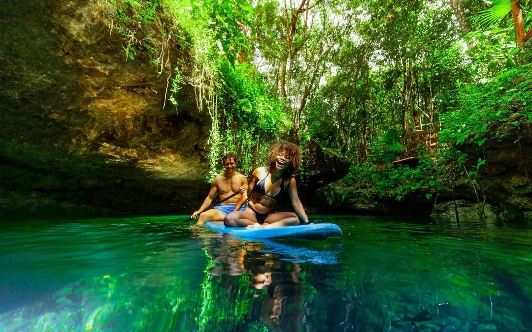 From Cancun: Horseback Riding, ATV, Ziplines & Cenote Swim with Tequila Tasting Image 8