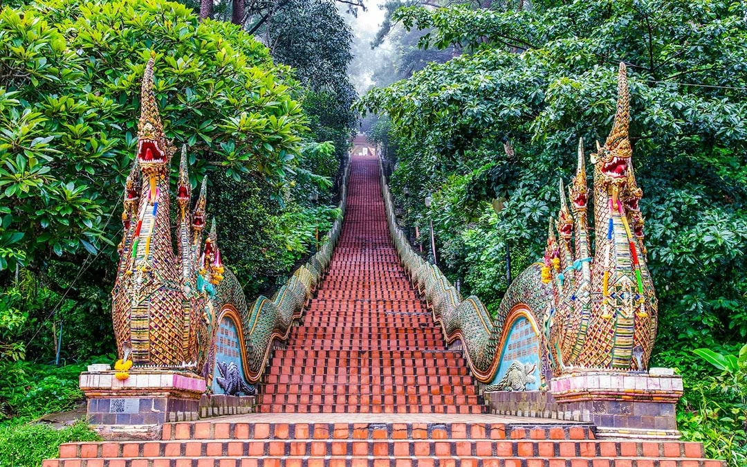From Chiang Mai: Wat Umong, Doi Suthep, Hmong Village Guided Tour with Hotel Transfers
 Image 7