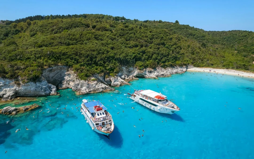 From Corfu: Full-Day Cruise to Paxos, Antipaxos & Blue Caves with Audio Guide Image 8