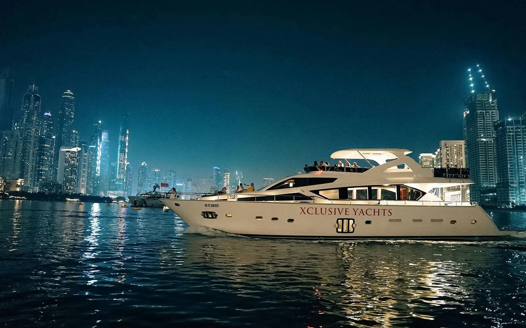 From Dubai Harbour: 1/2-Hour Yacht Cruise with Soft Drinks & Optional Live BBQ Image 8